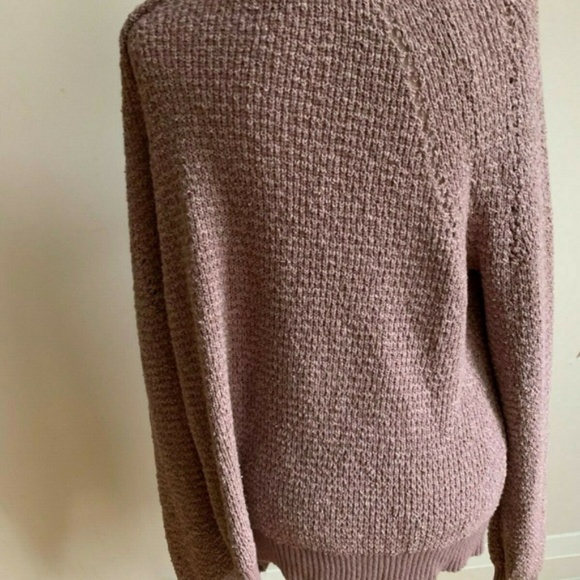 Free people BNWT "by your side" sweater Mauve - Picture 6 of 8